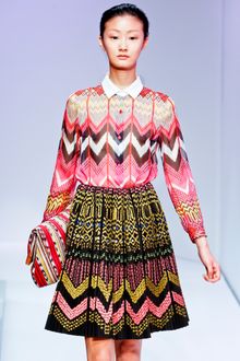 Carven Spring 2012 Native Embroidery Oversized Clutch  - Lyst