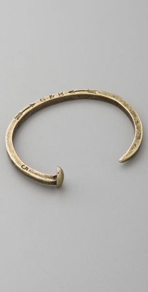 Giles & Brother Skinny Railroad Spike Cuff - Lyst
