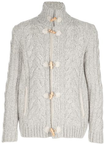 Grp Cable Knit Cardigan - Lyst