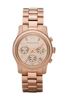 Michael Kors Rose Golden Midsized Chronograph Watch - Lyst