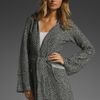 Nightcap Clothing Herringbone Hoodie Coat in Gray (black) - Lyst