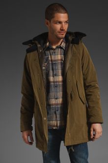 Scotch & Soda Hooded Parka - Lyst