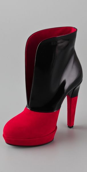 Viktor & Rolf Split Shaft Platform Booties - Lyst