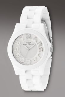 Marc By Marc Jacobs Marco Marc Watch, White - Lyst