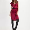 Cynthia Steffe Dallas Silk Fauxwrap Dress in Purple (magenta) - Lyst