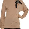 Alberta Ferretti Embellished Wool Sweater in Beige (denim) - Lyst