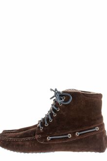 Del Toro Suede Lace-up Boot - Lyst