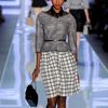 Dior Spring 2012 Black Leather Shoulder Bag With Silver Chain Strap in Black - Lyst