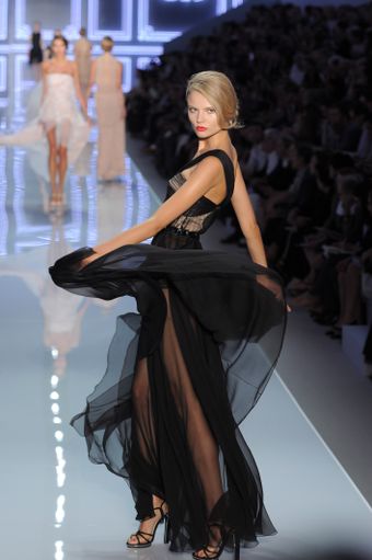 Dior Spring 2012 One Shoulder Strap Evening Gown - Lyst