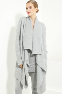 Donna Karan New York Collection Boiled Cashmere Cardigan - Lyst