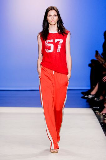 Isabel Marant Spring 2012 Red '57' Jersey Football Top  - Lyst