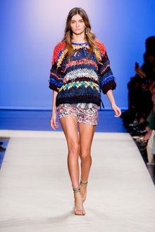 Isabel Marant Spring 2012 Multicolor Bleached Mini Shorts - Lyst