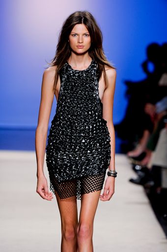 Isabel Marant Spring 2012 Black Knit Tank Top Dress - Lyst