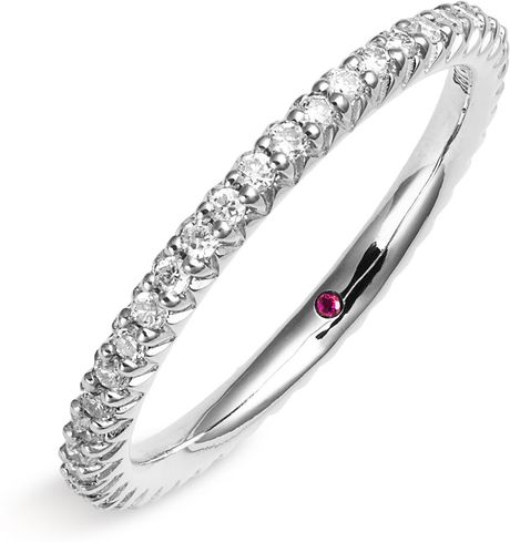 roberto stackable coin diamond ring gold