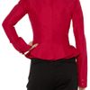 Carolina Herrera Peplum Faille Jacket in Red - Lyst