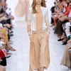 Chloé Spring 2012 Beige Mid Length Pleated Skirt in Beige - Lyst