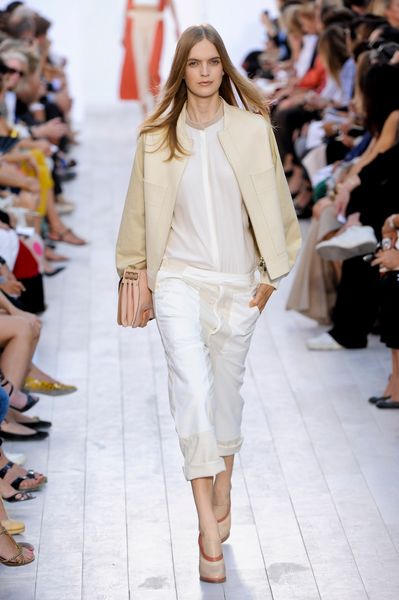 Chloé Spring 2012 White Long Sleeve Shirt in White - Lyst