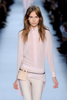 Givenchy Spring 2012 Truncated Shirttail In Pink - Lyst