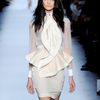 Givenchy Spring 2012 Sheer White Blouse with Cuff Details in White - Lyst