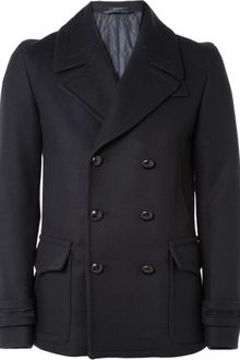 Gucci Heavyweight Peacoat - Lyst