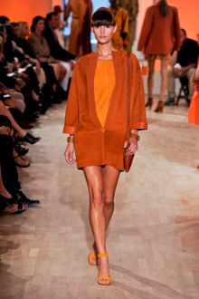 Hermes Spring 2012 Orange Open-Toe Sandals - Lyst
