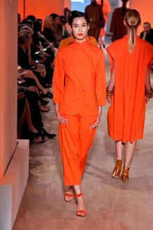 Hermes Spring 2012 Orange Open-Toe Sandal - Lyst
