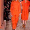 Hermes Spring 2012 Orange OpenToe Sandal in Orange - Lyst