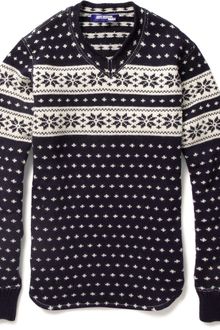Junya Watanabe Fair Isle Knit Sweater - Lyst