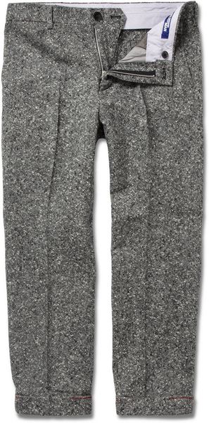  Cropped Tweed Trousers 