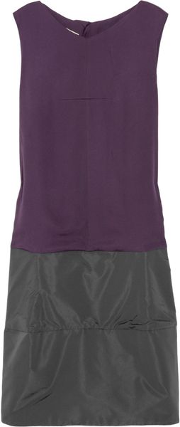 Marni Color-block Silk-blend Dress - Lyst