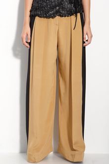 Robert Rodriguez Side Panel Wide Leg Pants - Lyst