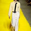 Sonia Rykiel Spring 2012 White Wide Leg Tailored Pants  in White - Lyst