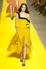 Sonia Rykiel Spring 2012 Black Flat with Lace Corseting