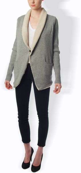 Thakoon Reversible Shearling Jacket - Lyst