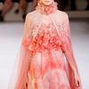 Alexander Mcqueen Spring 2012 Sleeveless Empire Line Gown With Ruffle Top and Exaggerated Ruffle Bottom in Red - Lyst