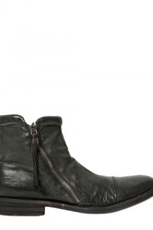 BB Bruno Bordese Side Zipped Calfskin Boots - Lyst