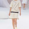 Chanel Spring 2012 White Ankle Low Heel Boots With Black Zig Zag Print in White - Lyst