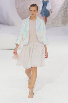 Chanel Spring 2012 Iridescent 3/4 Sleeve Jacket - Lyst