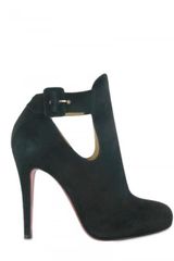 Christian Louboutin 100 Mm Demina Suede Low Boots