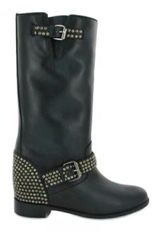 Christian Louboutin 70 Mm Bicloubutu Calf Studs Boots - Lyst