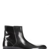 Dolce & Gabbana Brushed Calfskin Low Boots in Black for Men - Lyst