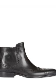 Dolce & Gabbana Matt Calfskin Low Boots - Lyst