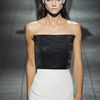Lanvin Spring 2012 Black Leather Peep Toe Platform Sandals  in Black - Lyst