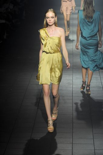 Lanvin Spring 2012 Yellow Platform Sandals - Lyst