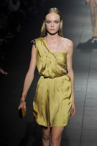 Lanvin Spring 2012 Small Gold Clutch Bag - Lyst