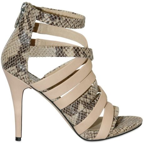 michael kors animal print sandals