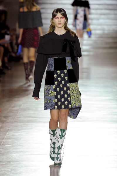 Miu Miu Spring 2012 Blue Floral Print Mini Basket Bag  in Blue - Lyst