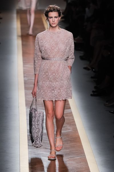 Valentino Spring 2012 Mauve Bag in Beige - Lyst