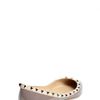 Valentino Patent Rock Studs Ballerina Flats in Brown (taupe) - Lyst