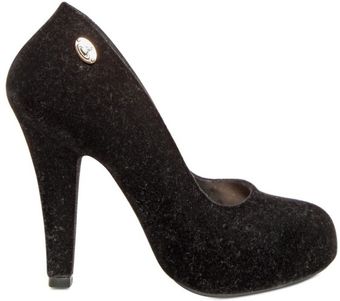 Vivienne Westwood 100mm Rubber Suede Melissa Pumps - Lyst